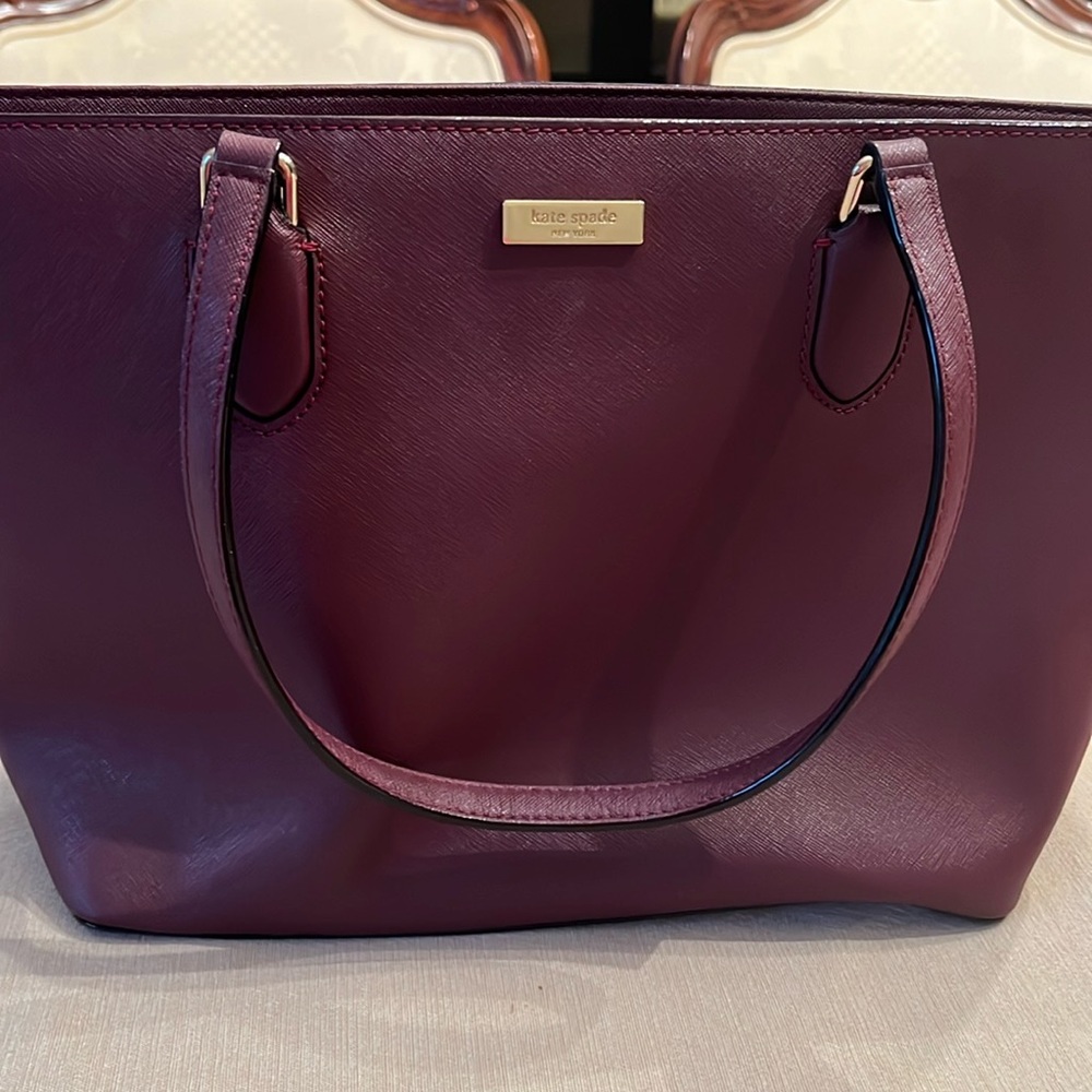 Kate Spade Burgundy Tote